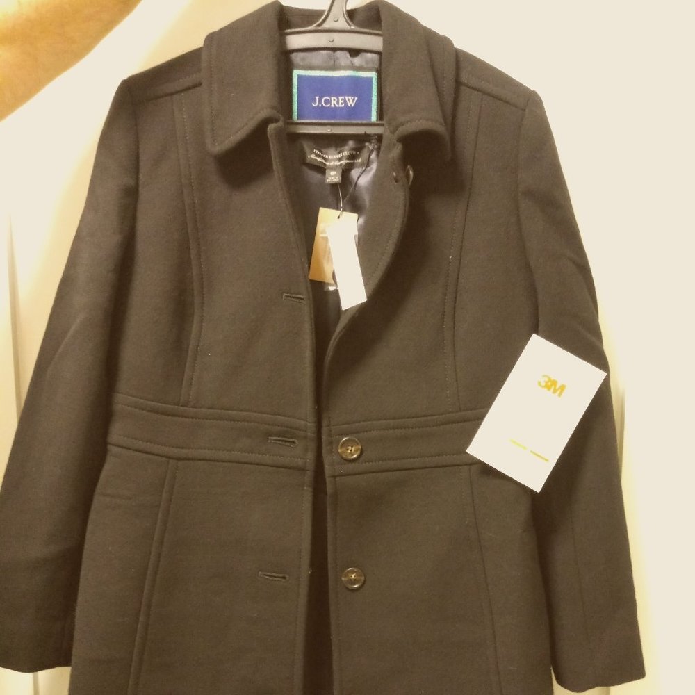 J. Crew Italian wool coat - new!